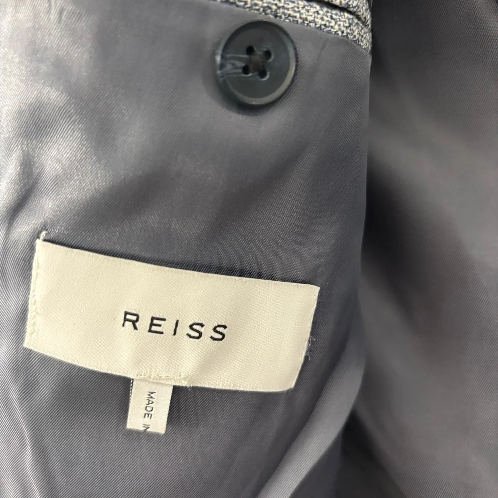 Reiss Airforce Blue Warner Suit Blazer